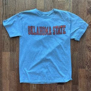 Champion Oklahoma State Cowboys T-Shirt OSU Gray Short Sleeve Mens Medium
